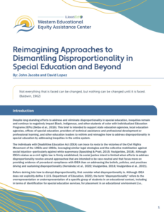 Preview icon of Reimagining Approaches to Dismantling Disproportionality in Special Education and Beyond